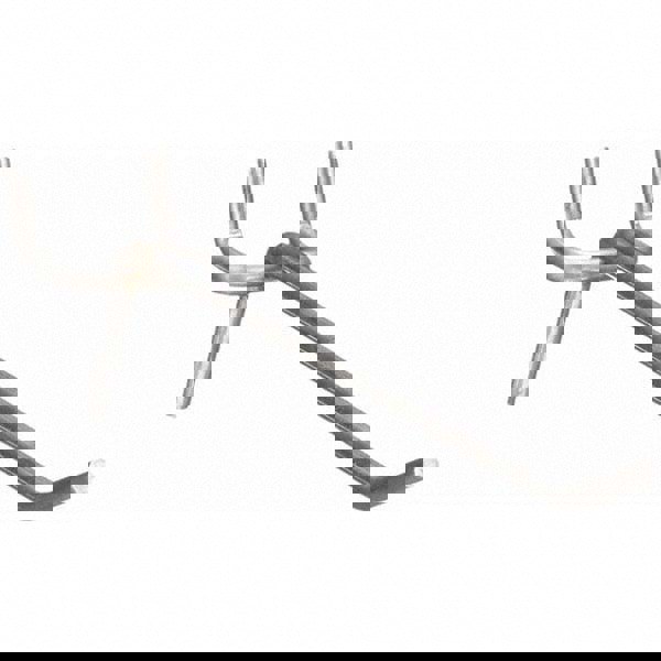 Pegboard Hooks; Hook Type: Double Vertical End Hook ; Material: 304 Stainless Steel ; Projection: 4in